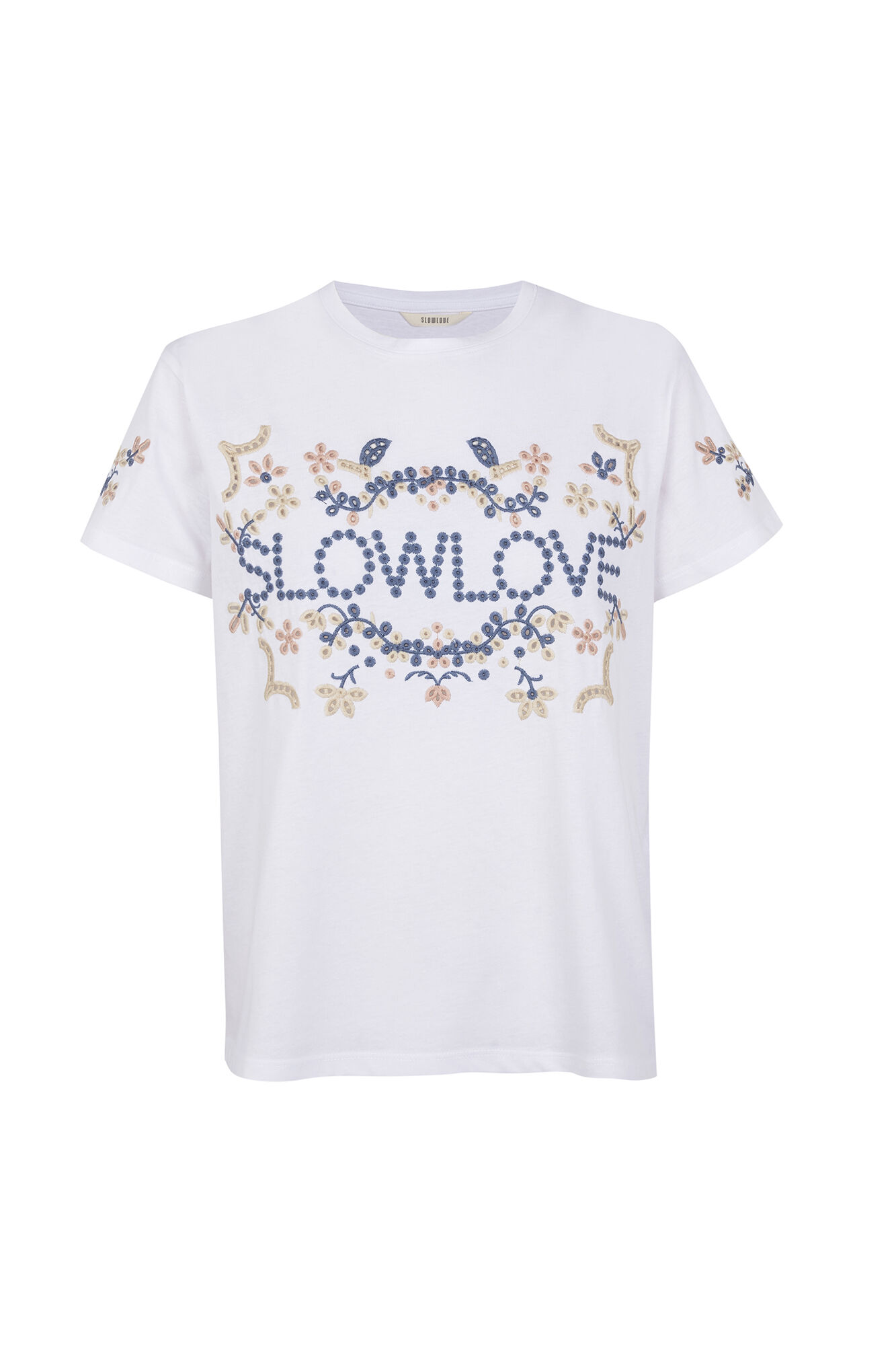 Slowlove Camiseta bordado Multicolor