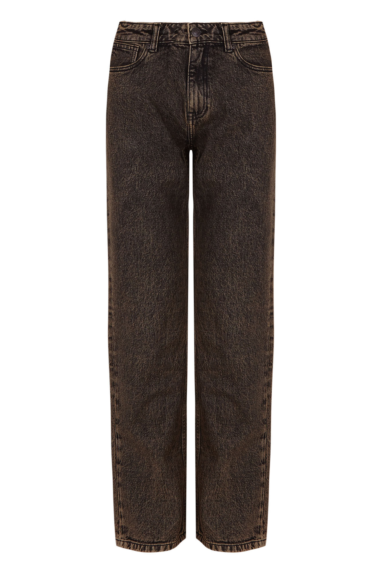 Slowlove Jeans marr&oacute;n Overdye Gris