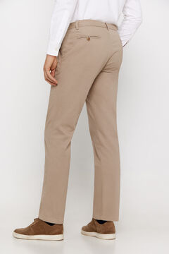 Cortefiel Pantalón chino estampado regular fit Beige