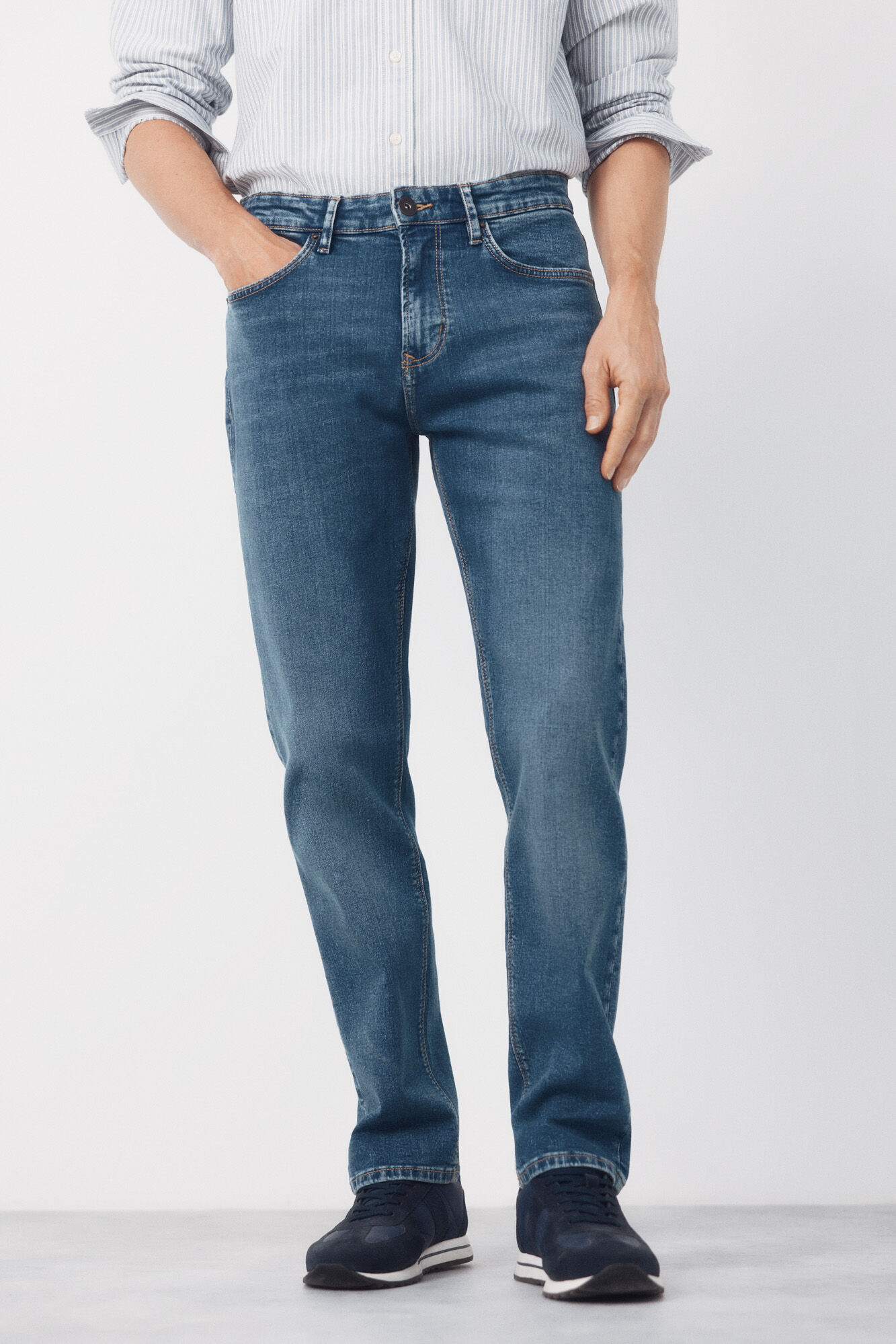 Cortefiel Pantal&oacute;n vaquero regular fit