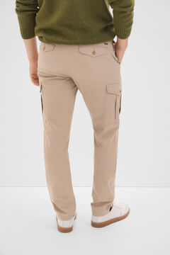 Cortefiel Pantalón cargo Beige