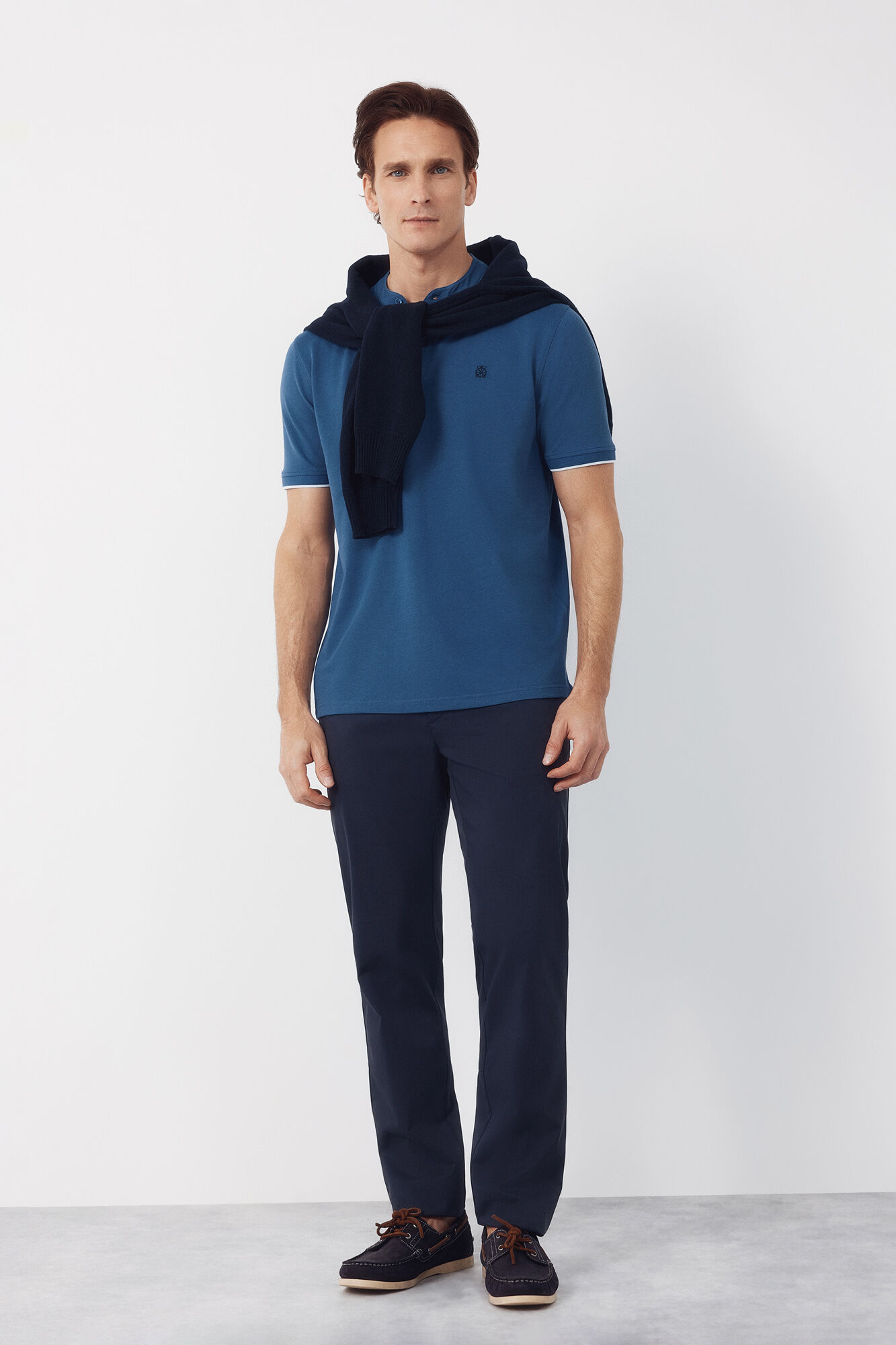 Cortefiel Polo cuello mao