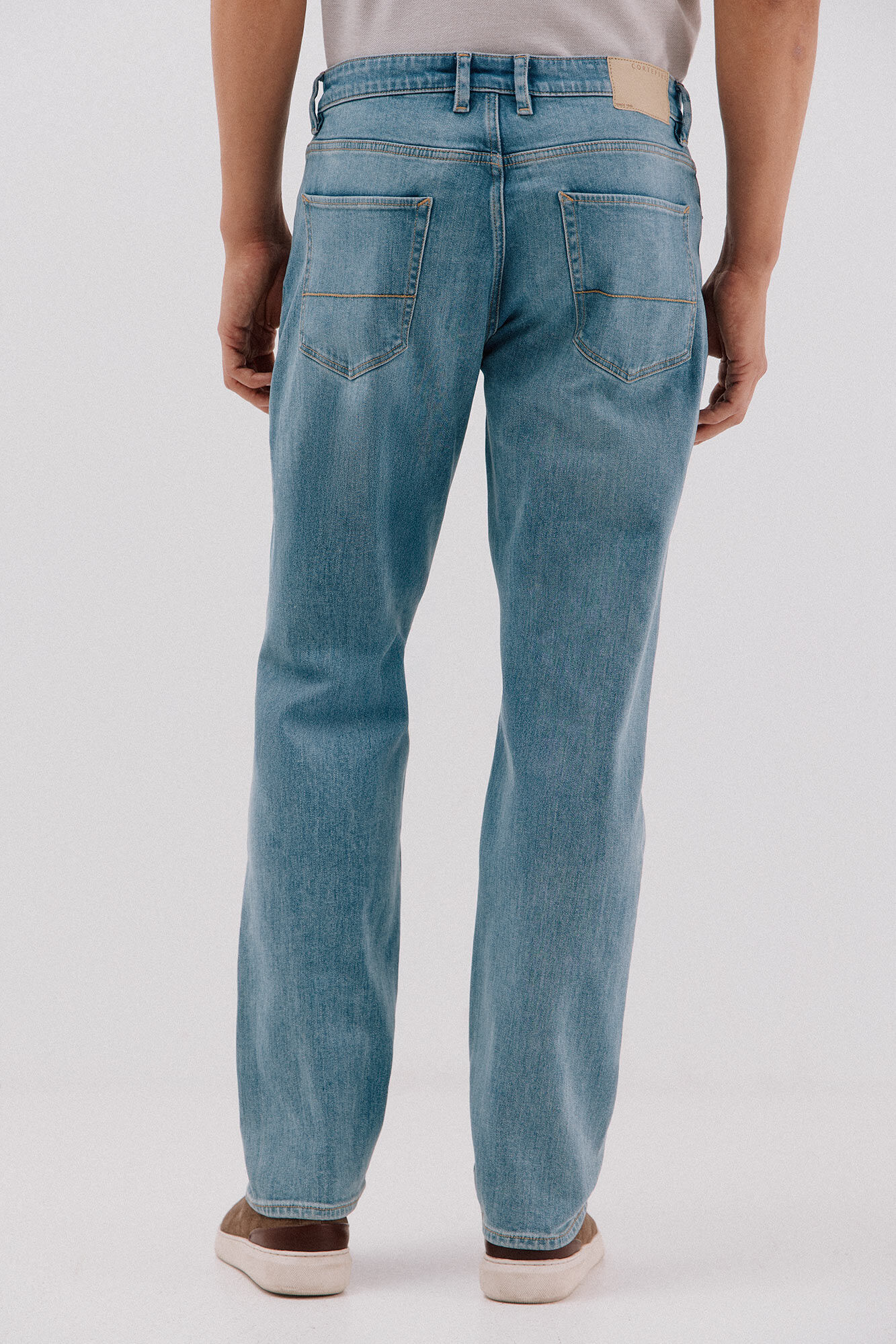 Cortefiel Pantal&oacute;n denim regular fit Azul