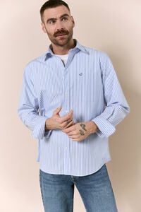 OOTO Camisa rayas popel&iacute;n manga larga