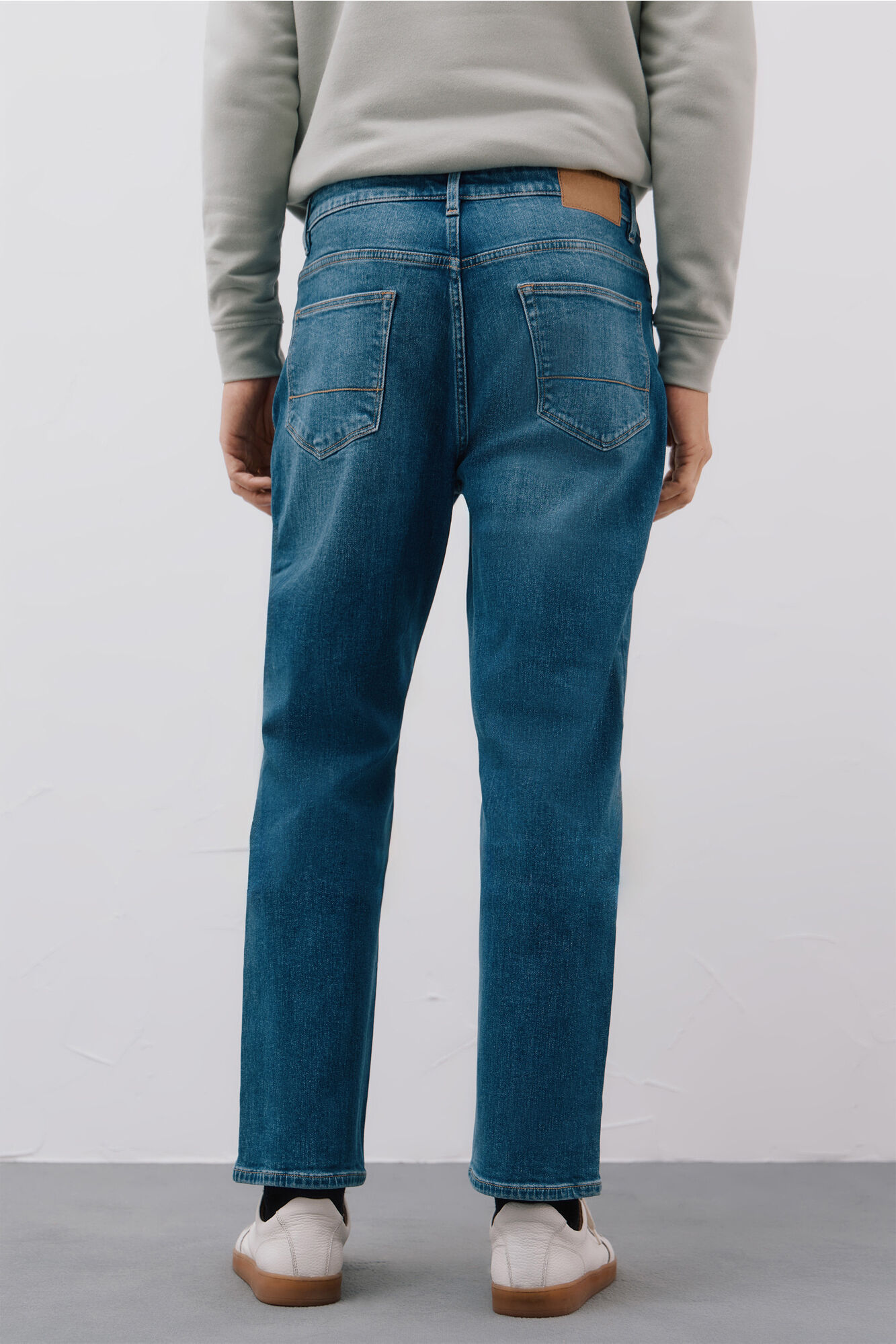 Cortefiel Pantal&oacute;n denim straight fit Azul