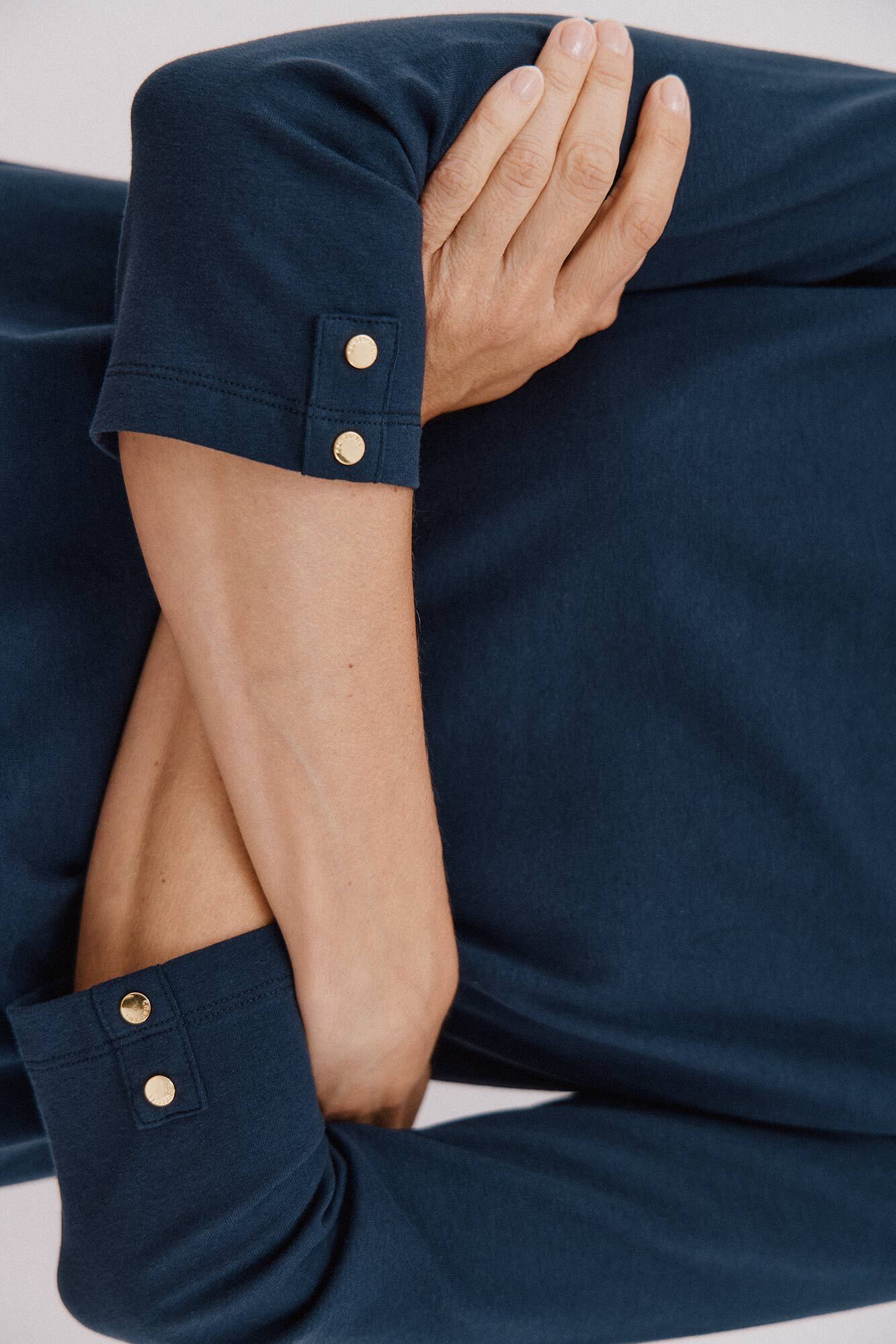 Cortefiel Playera b&aacute;sica barco Azul marino