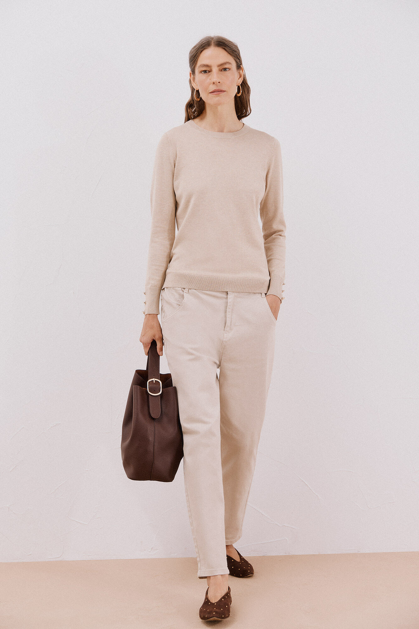 Cortefiel Su&eacute;ter de tejido fino