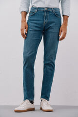Cortefiel Pantalón denim slim fit Azul