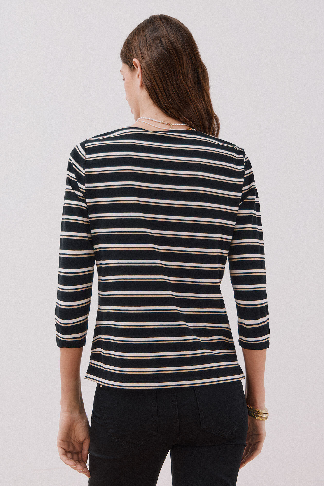 Cortefiel Playera b&aacute;sica barco Estampado gris