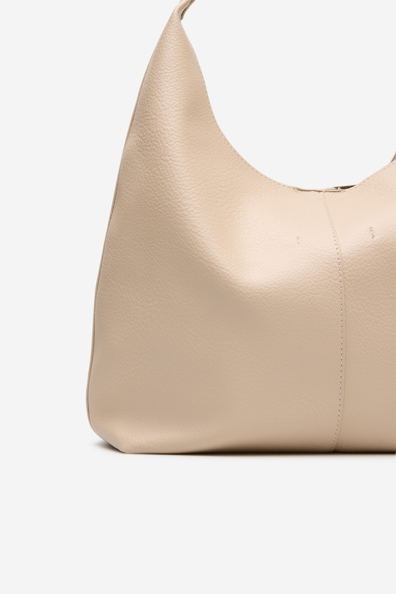 Cortefiel Bolsa hobo b&aacute;sica Marfil