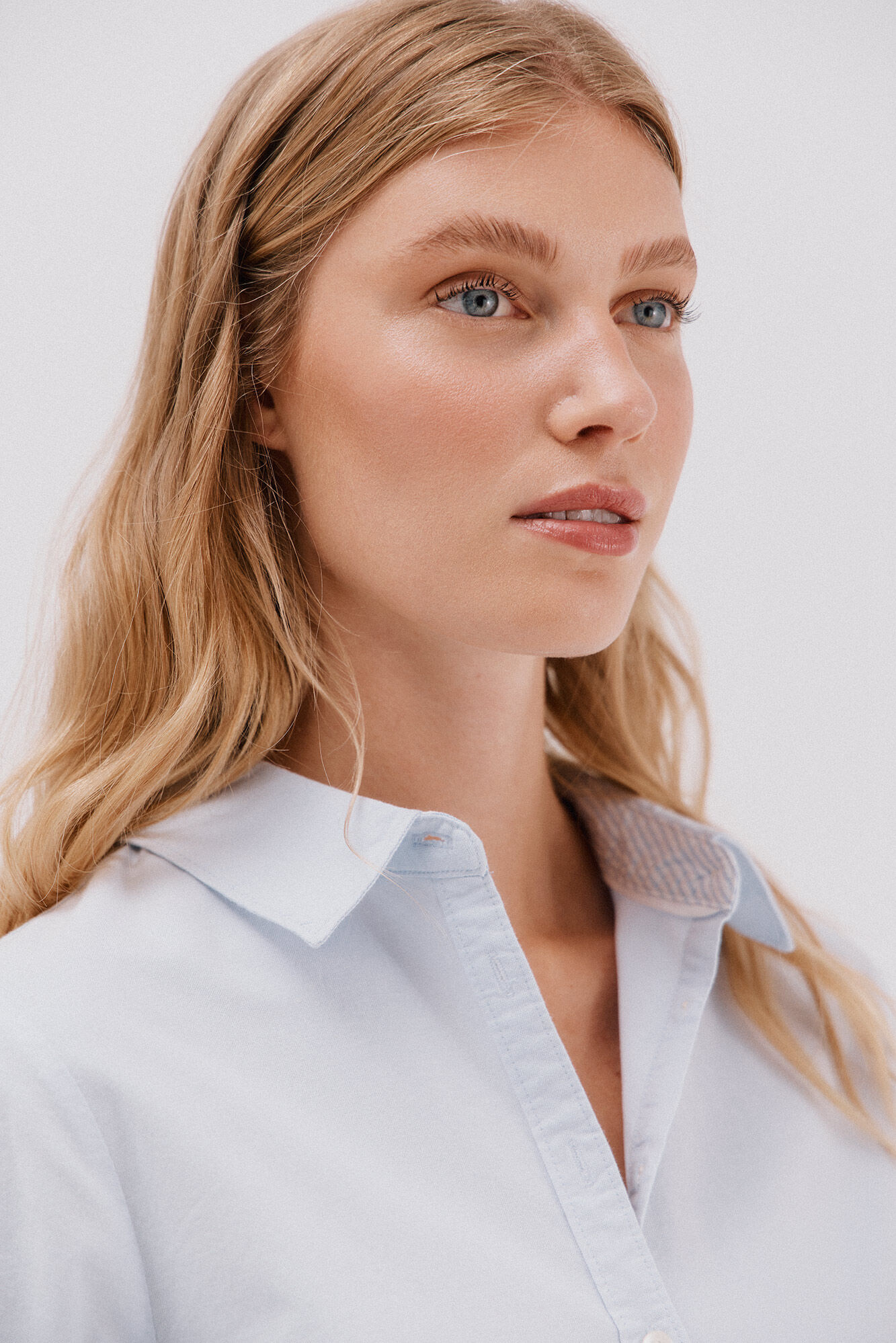 Cortefiel Camisa oxford  Azul