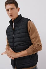 Cortefiel Chaleco acolchado ultralight Negro