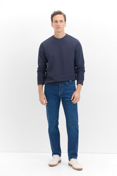 Cortefiel Pantalón vaquero regular fit dynamic Azul