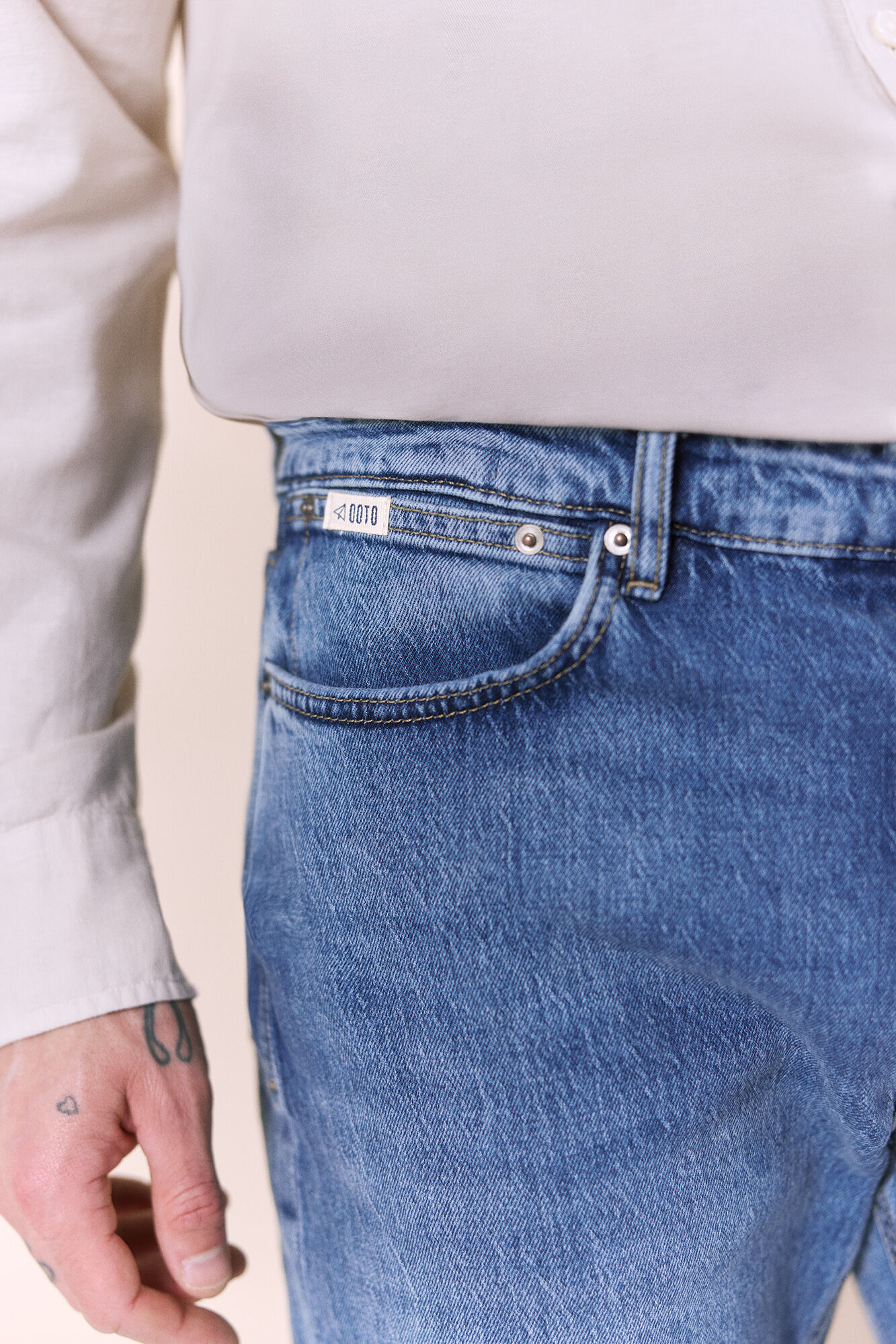 OOTO Pantal&oacute;n vaquero slim fit Azul