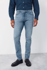 Cortefiel Pantal&oacute;n vaquero ligero slim fit Azul