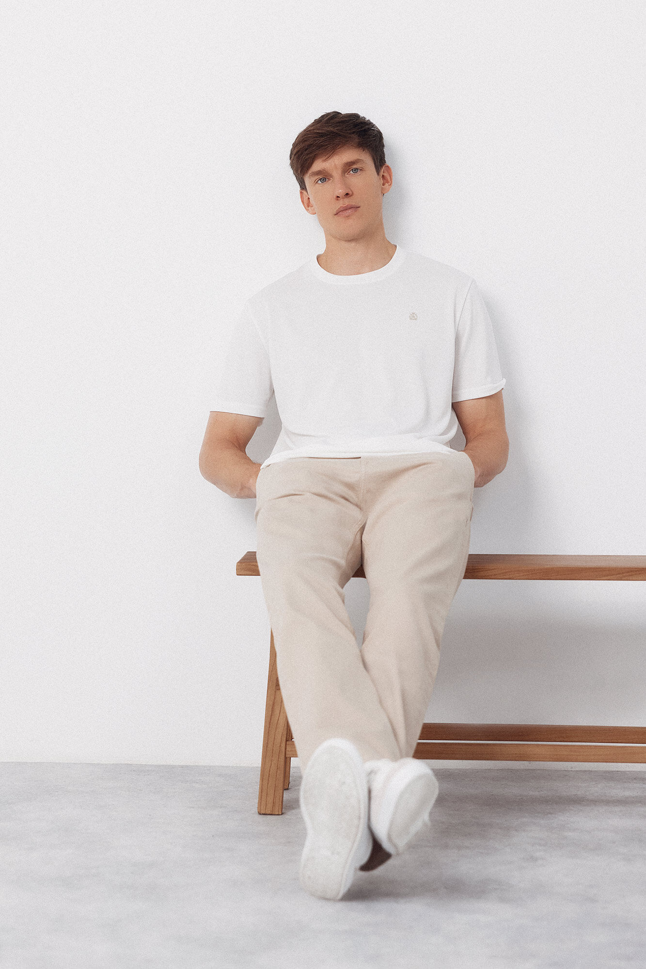 Cortefiel Camiseta COOLMAX&reg; Blanco