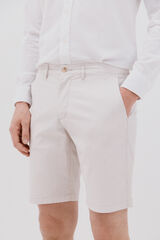 Cortefiel Bermudas chino Marfil