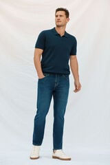 Cortefiel Pantalón denim slim fit Azul
