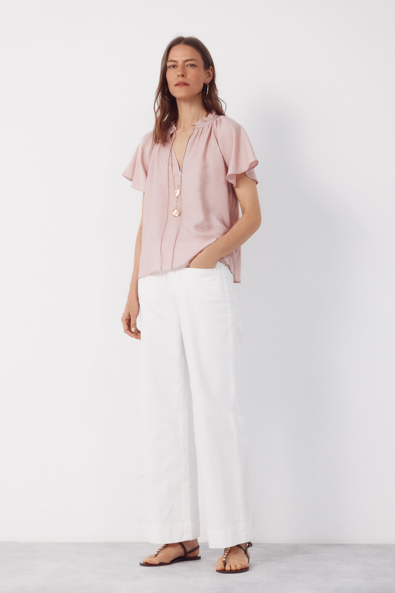 Cortefiel Blusa manga rangl&aacute;n