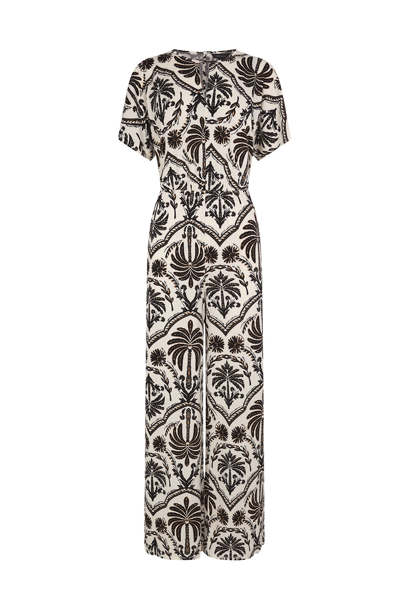Cortefiel Jumpsuit estampado Estampado blanco