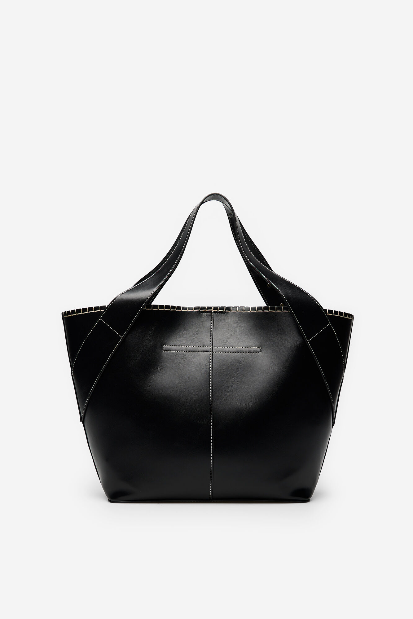 Cortefiel Capazo pespuntes Negro