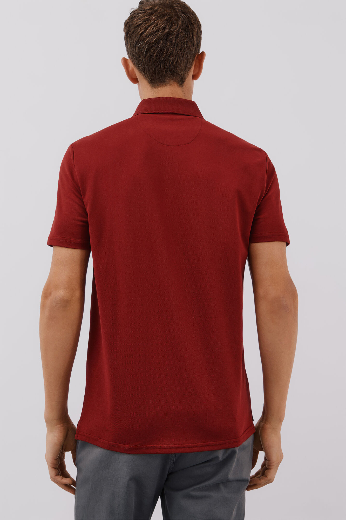 Cortefiel Polo regular fit Granate