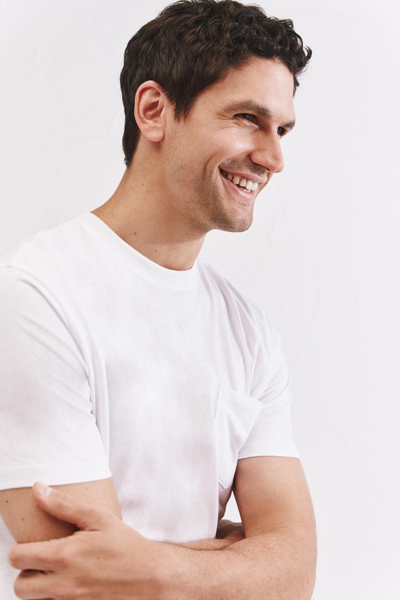 Cortefiel Playera b&aacute;sica bolsillo