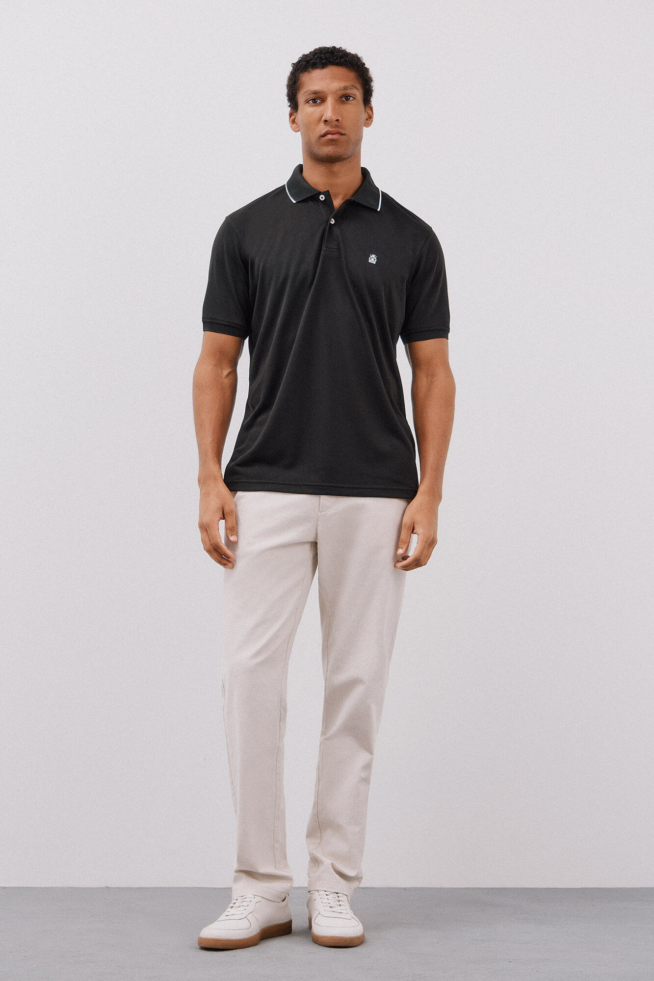 Cortefiel Polo coolmax&reg;  Negro