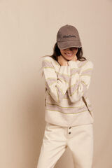 Slowlove Jersey rayas Beige