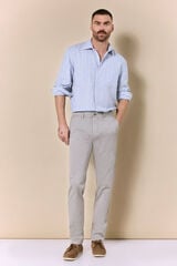 OOTO Chino casual slim Gris