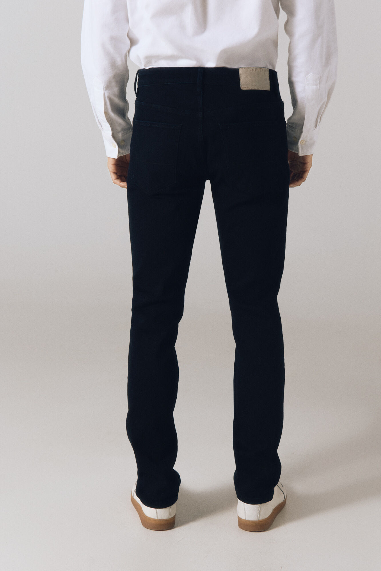 Cortefiel Jeans slim fit coolmax Azul marino