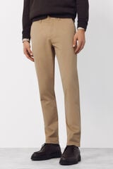 Cortefiel Pantal&oacute;n chino regular fit Beige