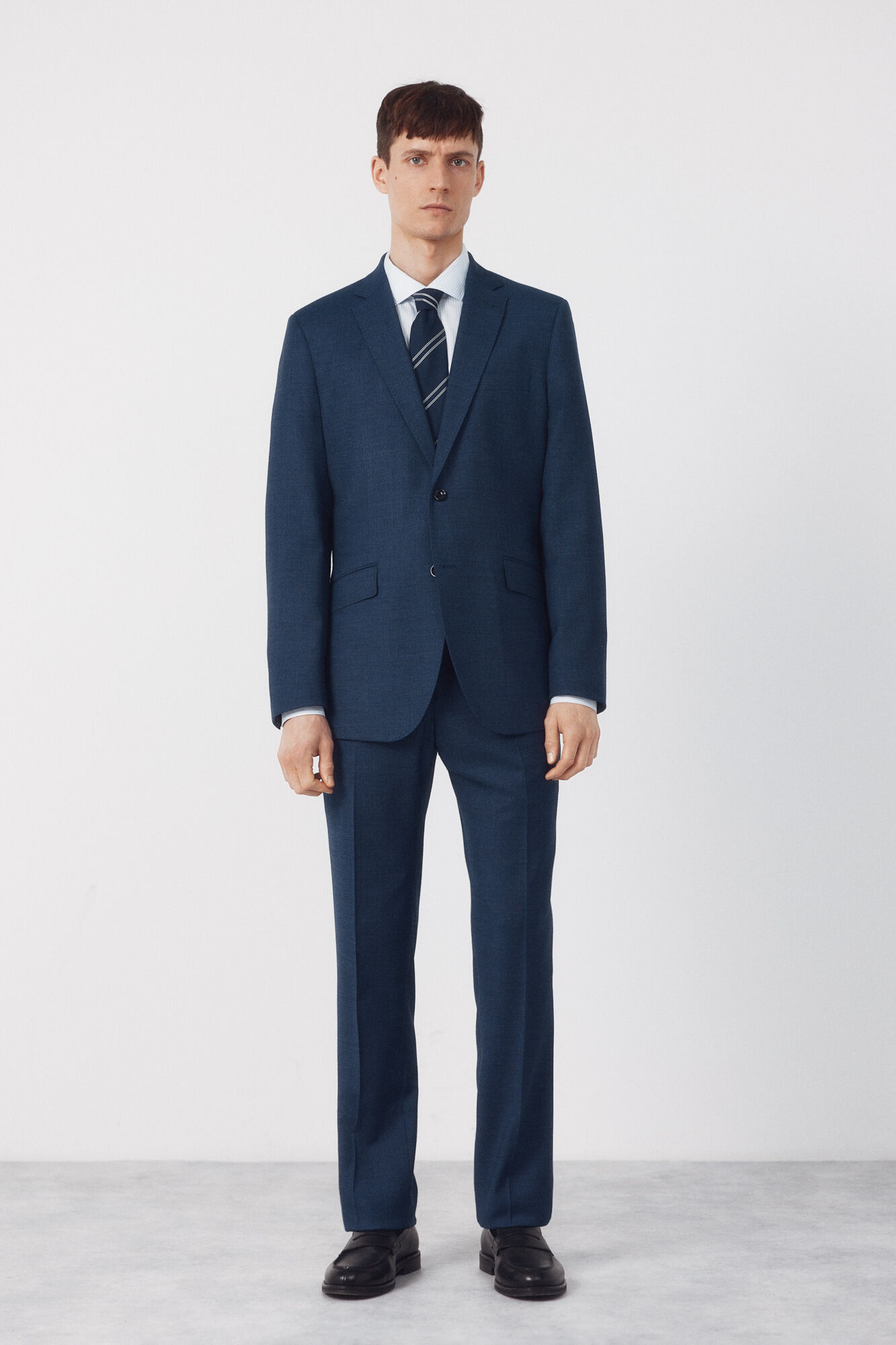 Cortefiel Americana de traje ojo de perdiz COOLMAX&reg;