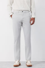 Cortefiel Pantal&oacute;n chino slim fit ligero Gris