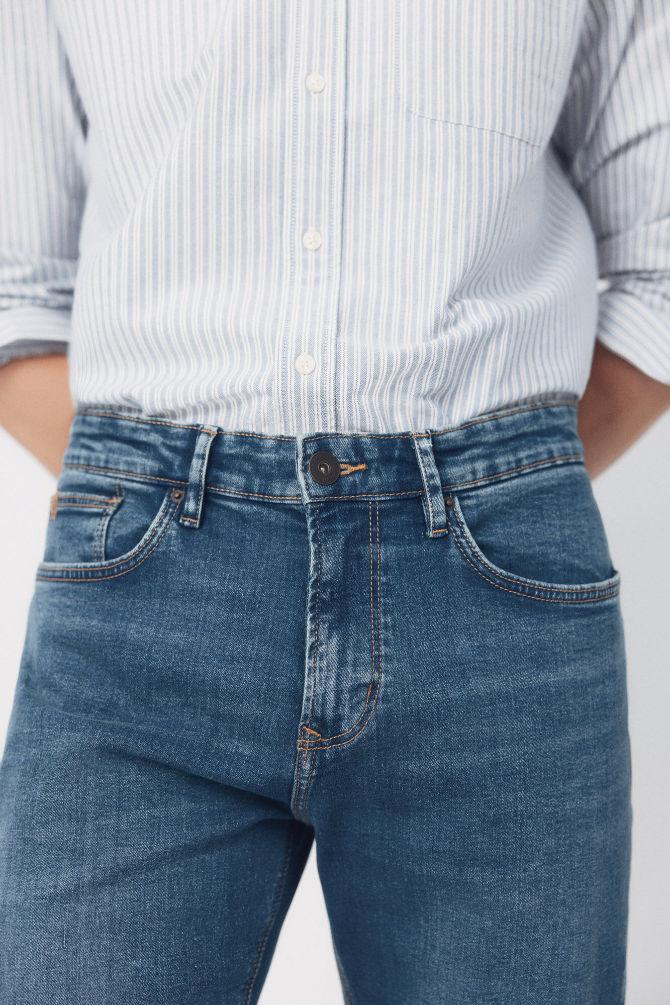 Cortefiel Pantal&oacute;n vaquero regular fit Azul