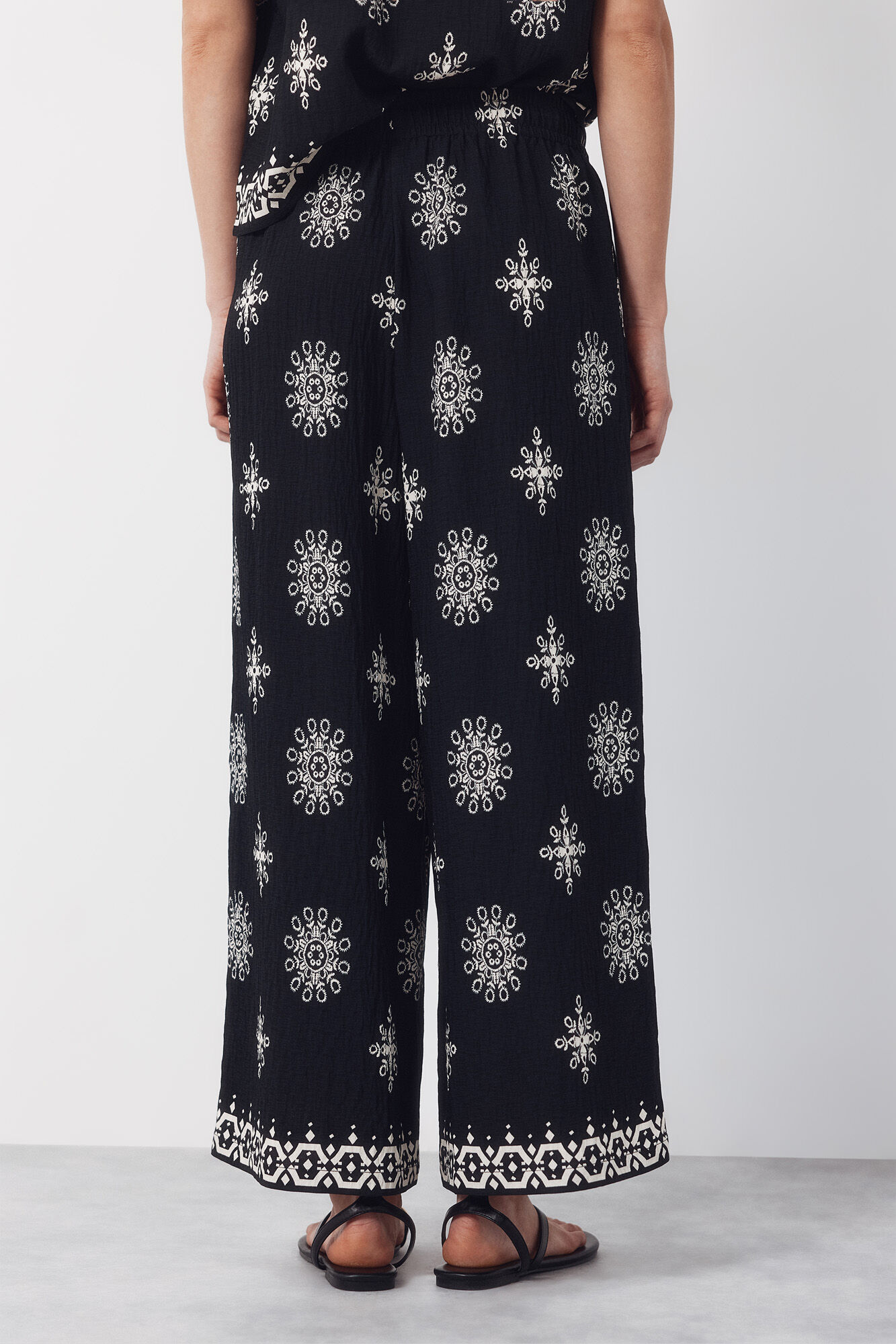 Cortefiel Pantal&oacute;n estampado Estampado azul