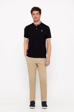 Cortefiel Pantalón chino ligero slim fit Beige