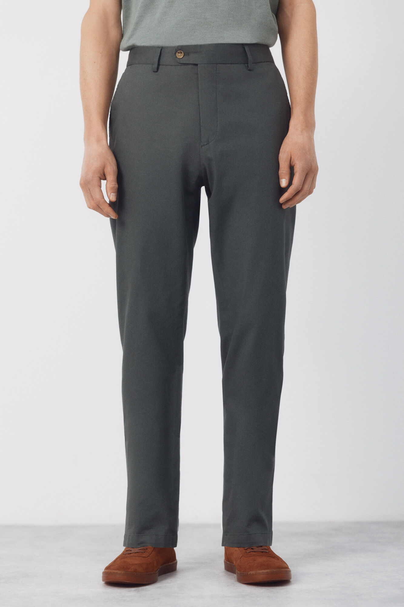 Cortefiel Pantal&oacute;n traje coordinado mezcla lino