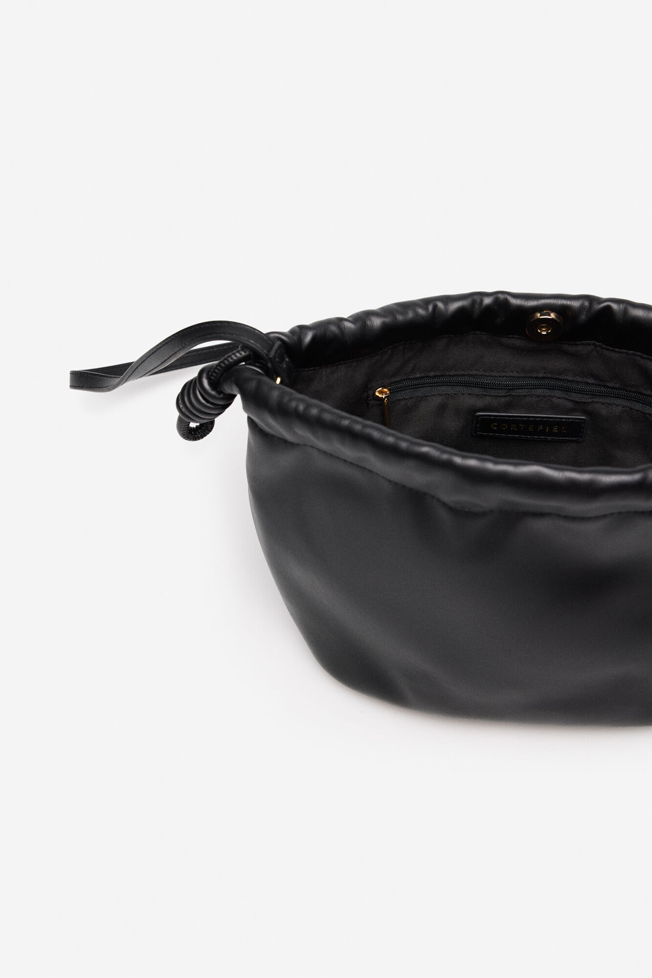 Cortefiel Bolsa saco bandolera Negro