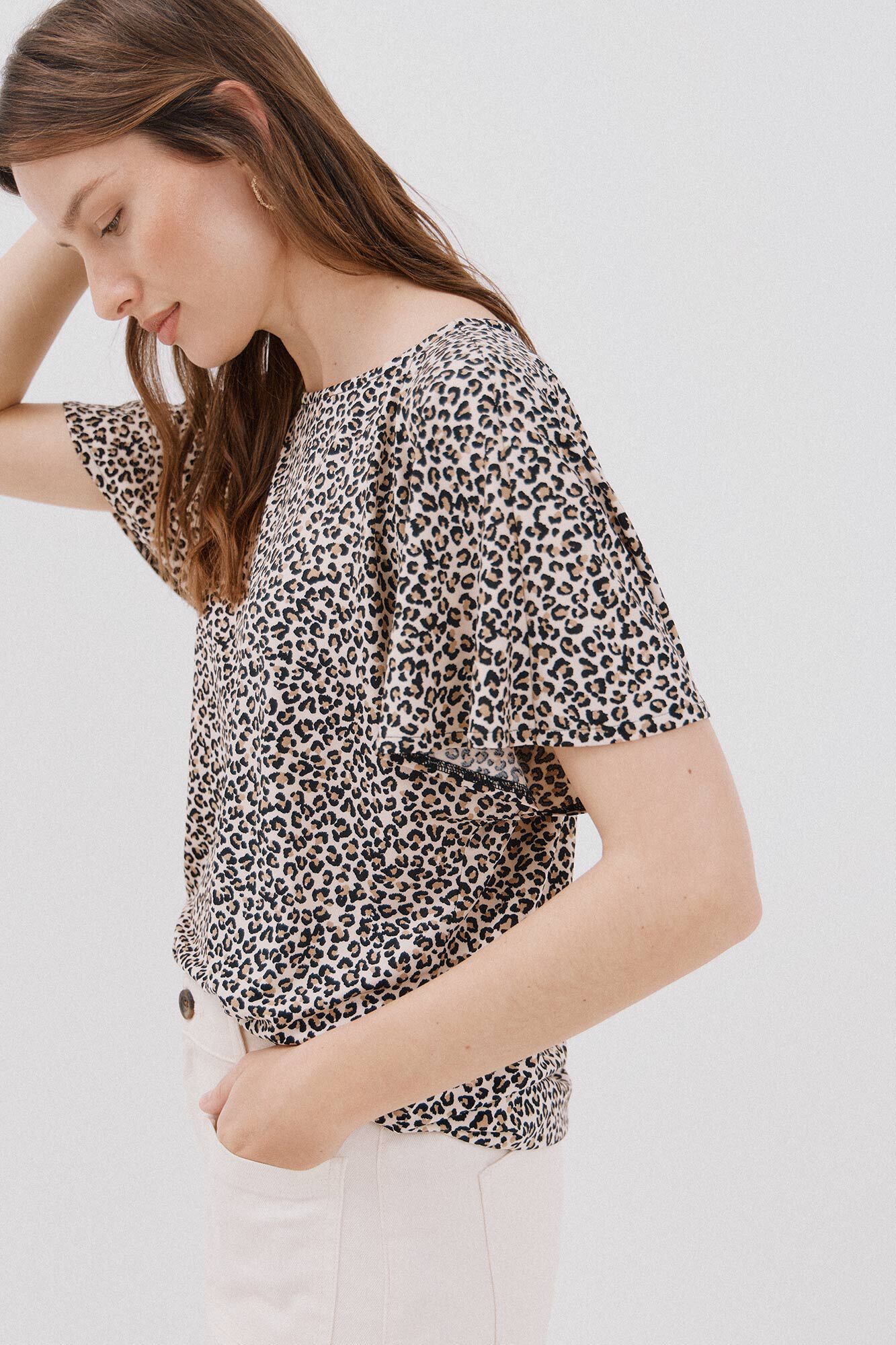 Cortefiel Playera b&aacute;sica fluida Multicolor