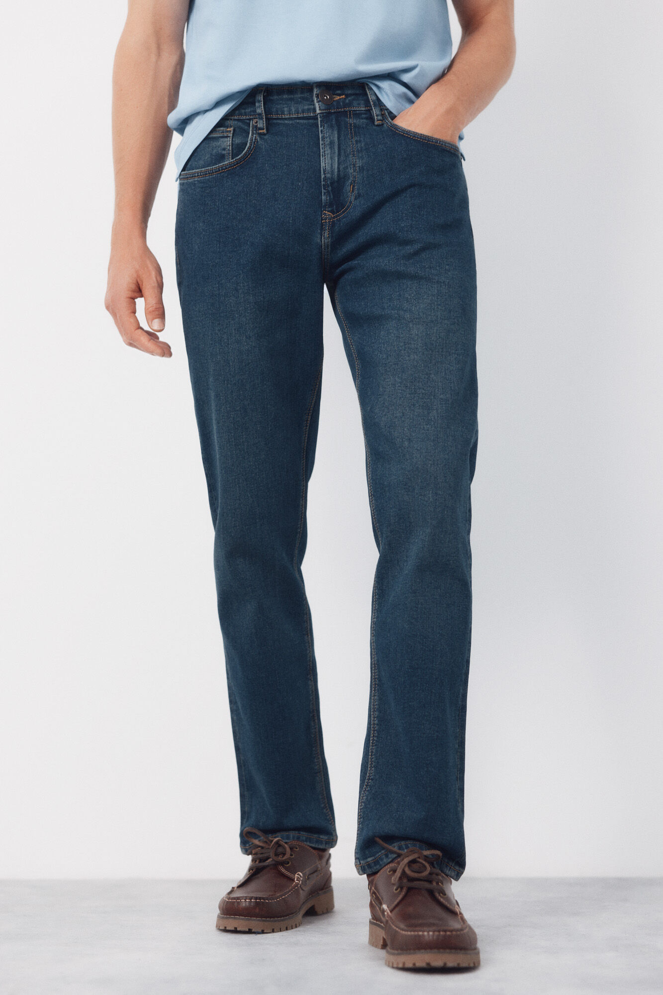 Cortefiel Pantal&oacute;n vaquero regular fit