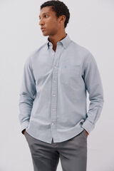 Cortefiel Camisa oxford lisa Azul marino