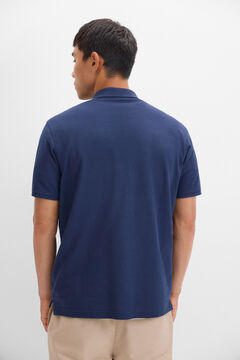 Cortefiel Polo básico Azul marino