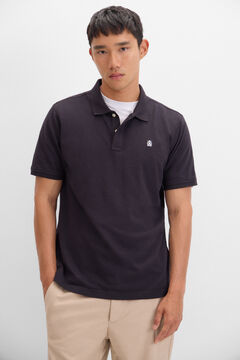Cortefiel Polo básico Negro