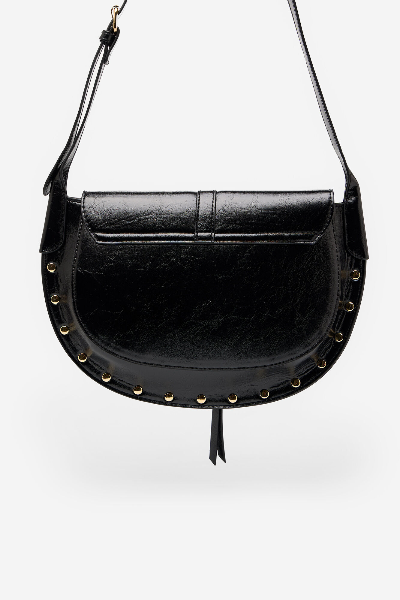 Cortefiel Bandolera de solapa tacahs Negro