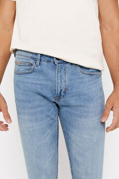 Cortefiel Pantalón denim slim fit dynamic Azul