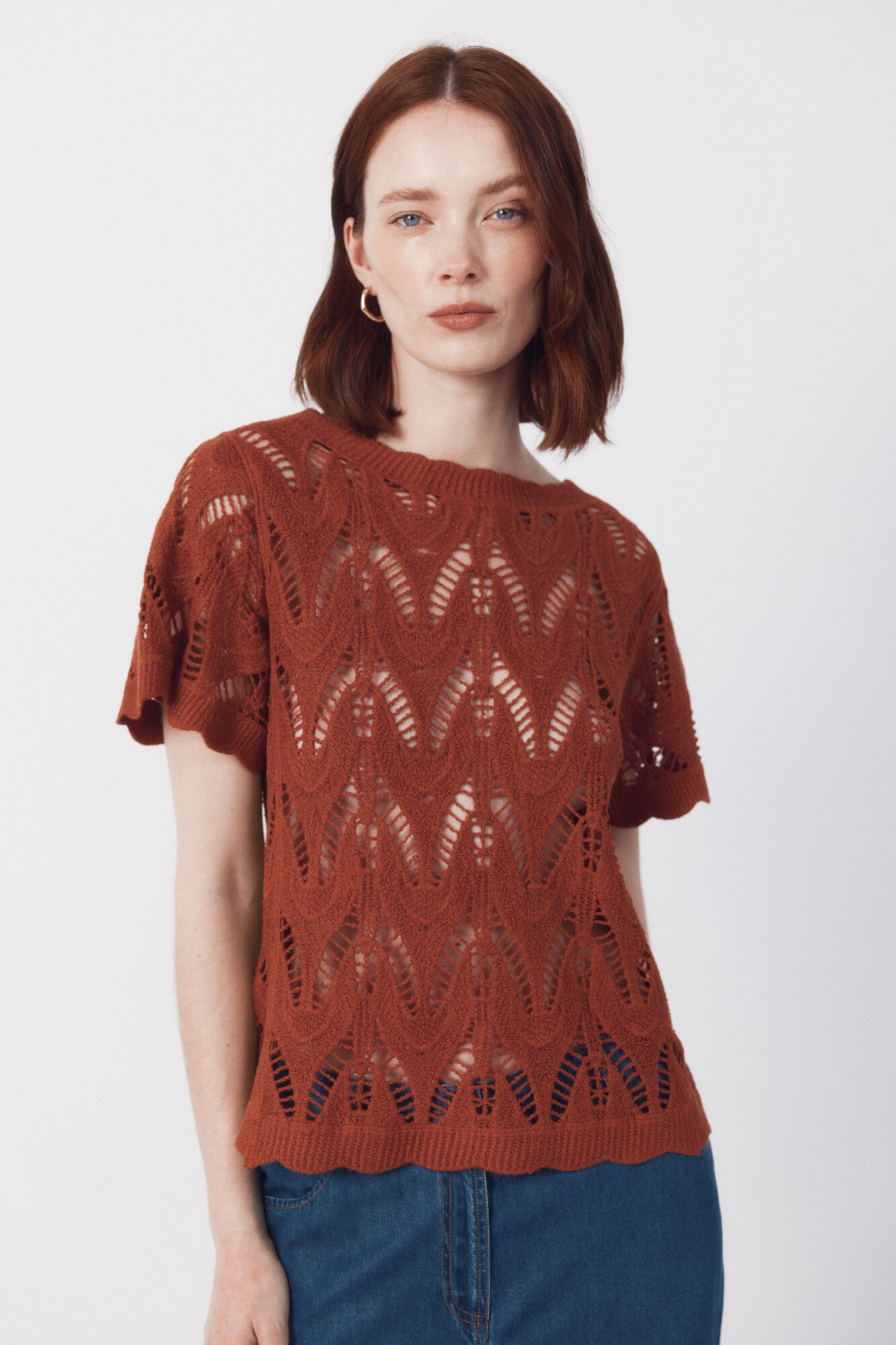 Cortefiel Top de crochet