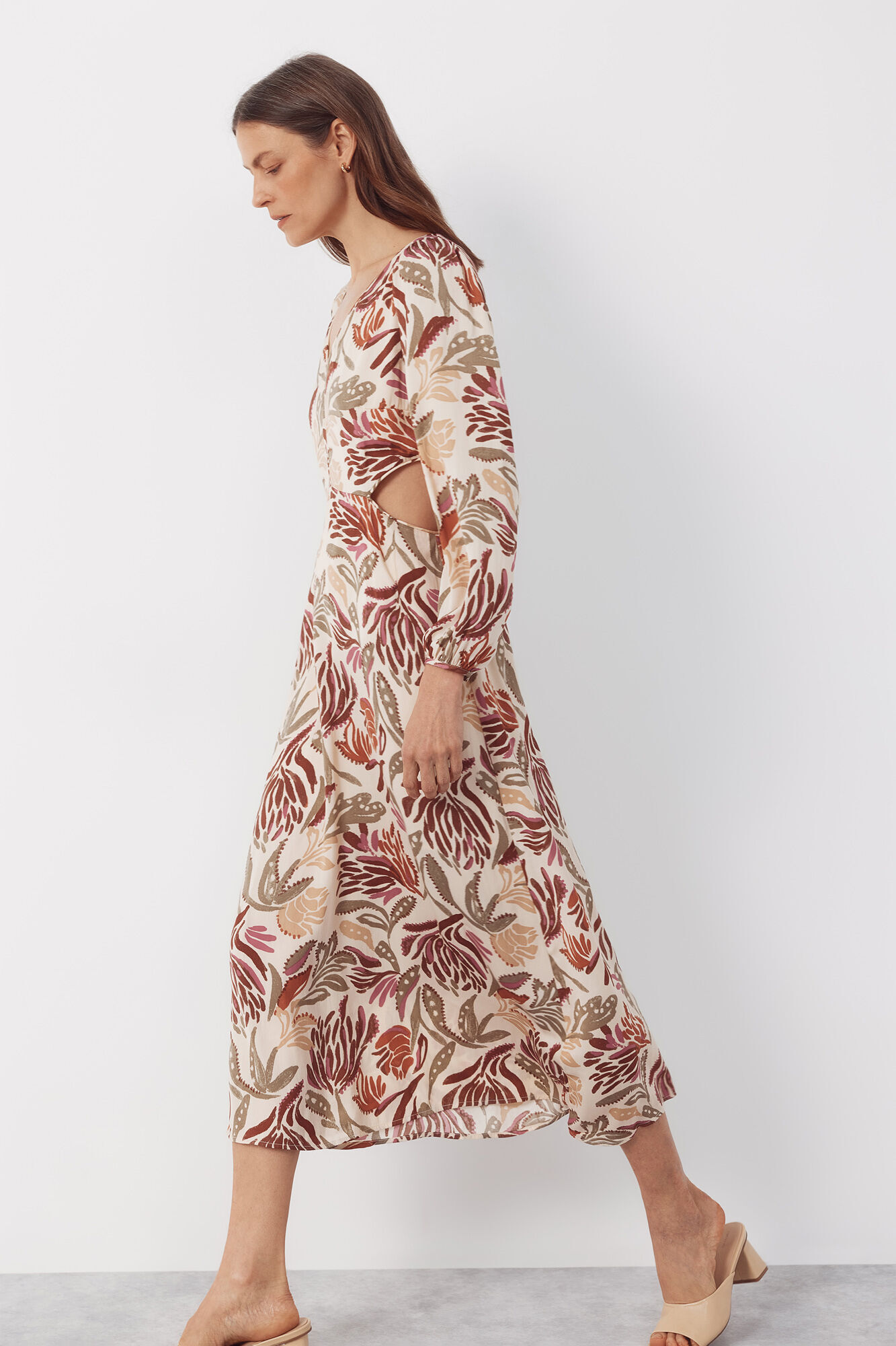Cortefiel Vestido estampado