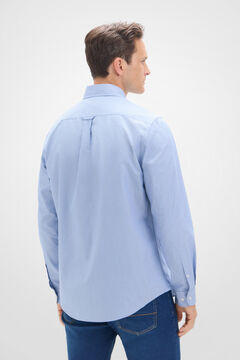 Cortefiel Camisa rayas coolmax Azul oscuro