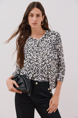 Cortefiel Su&eacute;ter de tejido fino Negro